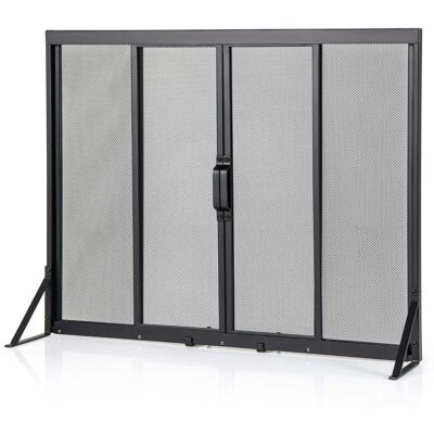 HELLOSHOP26 Parascintille Per Camino Con Ante Scorrevoli Antiscintilla 89 X 33 X 72 Cm Ideale Per Soggiorno Metallo Nero 200013306 HELLOSHOP26 Parascintille Per Camino Con Ante Scorrevoli Antiscintilla 89 X 33 X 72 Cm Ideale Per Soggiorno Metallo Nero 200013306