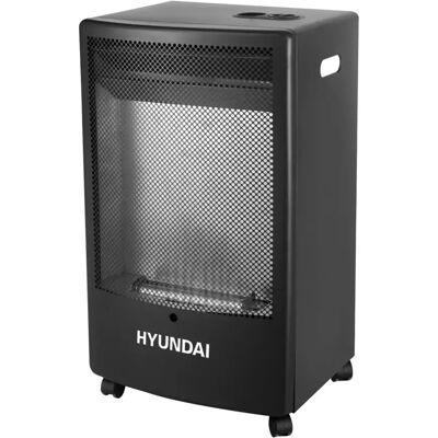 Hyundai Stufa A Gas "fiamma Blu" Nero, 4,2kw Hyundai Stufa A Gas "fiamma Blu" Nero, 4,2kw