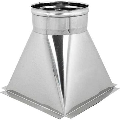 VDS Tramoggia Inox Monoparete 200x200 - Tubo Ø200 Mm VDS Tramoggia Inox Monoparete 200x200 - Tubo Ø200 Mm