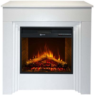 DIVINA FIRE Camino Elettrico Caminetto Da Terra Bellini In Legno Bianco Made In Italy L96 X P35 X H96 DIVINA FIRE Camino Elettrico Caminetto Da Terra Bellini In Legno Bianco Made In Italy L96 X P35 X H96