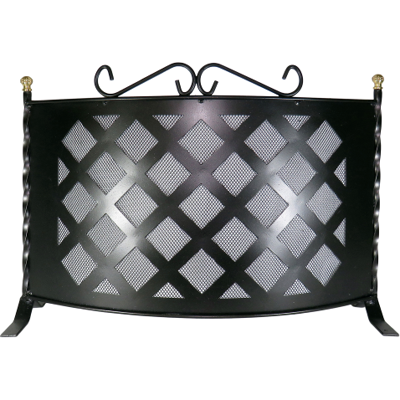 CAPALDO - Parascintille Per Camino Modello Box In Acciaio Nero Verniciato Misure 70x55h Cm CAPALDO - Parascintille Per Camino Modello Box In Acciaio Nero Verniciato Misure 70x55h Cm