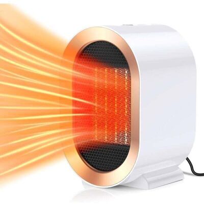 DPZO Termoventilatore Da 1200 W, Riscaldatore Elettrico Con 2 Modalità, Riscaldatore Portatile In Ceramica Ptc, Riscaldamento Rapido In 3 Secondi, Silenzioso, Riscaldatore Personale Per Casa E Ufficio, Bia DPZO Termoventilatore Da 1200 W, Riscaldatore Elettrico Con 2 Modalità, Riscaldatore Portatile In Ceramica Ptc, Riscaldamento Rapido In 3 Secondi, Silenzioso, Riscaldatore Personale Per Casa E Ufficio, Bia