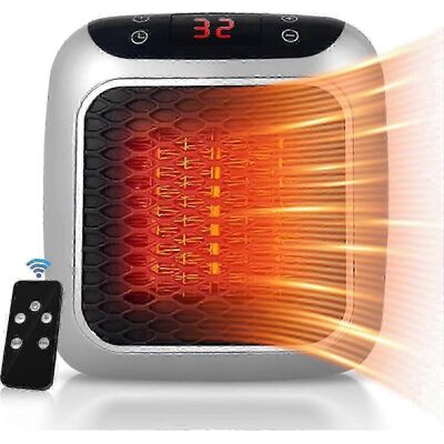 OEM Riscaldatore Portatile, Riscaldatore Ceramico Da 800 W Con Spina, Termoventilatore Con Telecomando, Timer Di 12 Ore E Display A Led, Walkbee 7827 B OEM Riscaldatore Portatile, Riscaldatore Ceramico Da 800 W Con Spina, Termoventilatore Con Telecomando, Timer Di 12 Ore E Display A Led, Walkbee 7827 B
