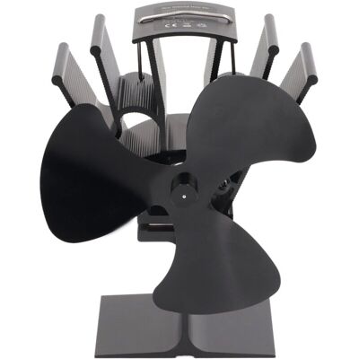 OEM Ventilatore Per Stufa A Legna A Energia Termica, 3 Pale, Silenzioso, Resistente Alle Alte Temperature, Per Camino Di Stufa A Legna -crezuo OEM Ventilatore Per Stufa A Legna A Energia Termica, 3 Pale, Silenzioso, Resistente Alle Alte Temperature, Per Camino Di Stufa A Legna -crezuo