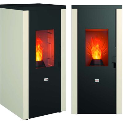 Made in Italy Stufe Pellet Queen 77evo 5.0 Bianca Made in Italy Stufe Pellet Queen 77evo 5.0 Bianca