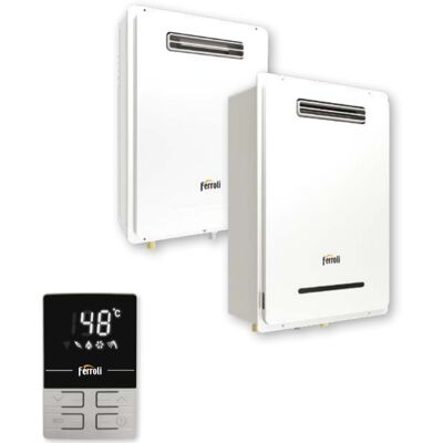 FERROLI Scaldabagno A Gas Da Esterno Externo 11 Ng Litri Low Nox Metano/gpl FERROLI Scaldabagno A Gas Da Esterno Externo 11 Ng Litri Low Nox Metano/gpl
