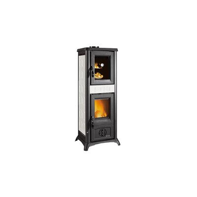 LA NORDICA Stufa Legna C/forno 7,3 Kw Gemma Ceram Bian V6 LA NORDICA Stufa Legna C/forno 7,3 Kw Gemma Ceram Bian V6