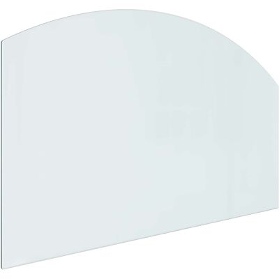 VIDAXL Piastra In Vetro Per Camino Trasparente 100 X 60 Cm Vetro VIDAXL Piastra In Vetro Per Camino Trasparente 100 X 60 Cm Vetro