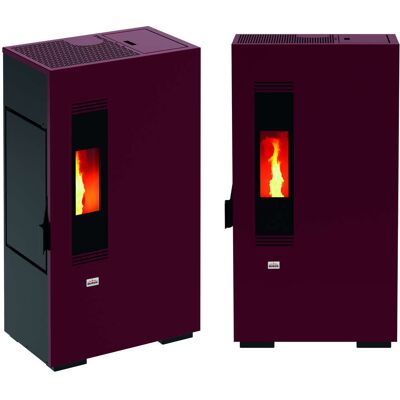 Made in Italy Stufe Pellet Queen Slim 5 Bordeaux Made in Italy Stufe Pellet Queen Slim 5 Bordeaux