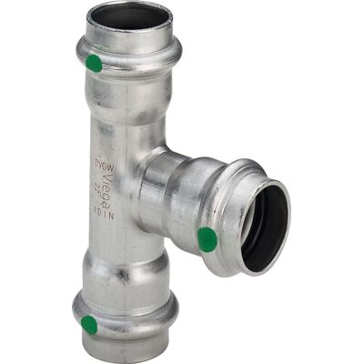 Viega Sanpress Inox T-Connessione 35x35x35mm - Raccordo in Acciaio Inox Viega Sanpress Inox T-Connessione 35x35x35mm - Raccordo in Acciaio Inox