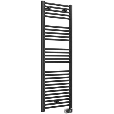 LAZZARINI Scaldasalviette Elettrico Cortina Nero Opaco - Mm 1703x550 1000w LAZZARINI Scaldasalviette Elettrico Cortina Nero Opaco - Mm 1703x550 1000w