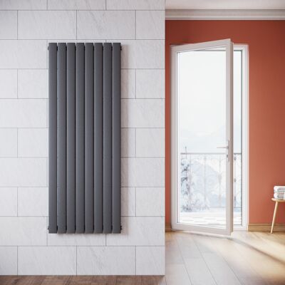 SONNI - Design Radiatore A Pannello Piatto 1600 X 616 Mm Antracit Radiatore Da Bagno Radiatore A Strato Singolo Radiatore A Pannello Verticale SONNI - Design Radiatore A Pannello Piatto 1600 X 616 Mm Antracit Radiatore Da Bagno Radiatore A Strato Singolo Radiatore A Pannello Verticale