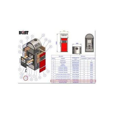 MARCA R Griglia 5234 X Stufa Legna 8 Kw Vienna Beige MARCA R Griglia 5234 X Stufa Legna 8 Kw Vienna Beige