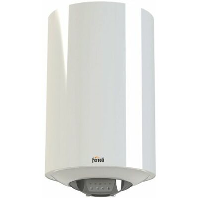 Scaldabagno elettrico verticale ad alta efficienza - 100L - Controllo SMART Ferroli Scaldabagno elettrico verticale ad alta efficienza - 100L - Controllo SMART Ferroli