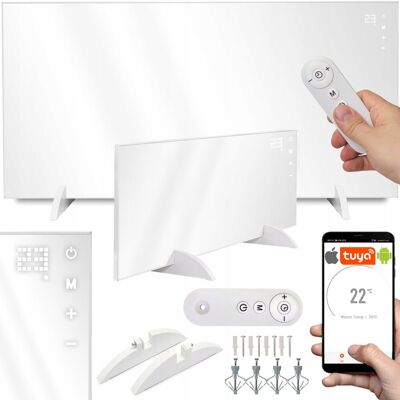 OEM Riscaldatore Elettrico A Pannello Infrarossi 450w Wifi Tuya Telecomando Super Eco OEM Riscaldatore Elettrico A Pannello Infrarossi 450w Wifi Tuya Telecomando Super Eco