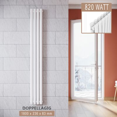 SONNI Radiatore Termosifoni Ad Acqua Calda In Acciaio Radiatore A Pannello Bilayer Design Bagno Soggiorno Radiatore Orizzontale Bianco 1800x236mm 820w - SONNI Radiatore Termosifoni Ad Acqua Calda In Acciaio Radiatore A Pannello Bilayer Design Bagno Soggiorno Radiatore Orizzontale Bianco 1800x236mm 820w -