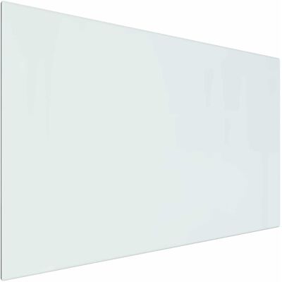 VIDAXL Piastra In Vetro Per Camino Trasparente 80 X 50 Cm Vetro VIDAXL Piastra In Vetro Per Camino Trasparente 80 X 50 Cm Vetro