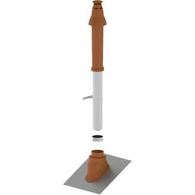 REMEHA Kit Base Pps Rud2, Dn 60/100, Tetto Inclinato, Rosso, W01318r REMEHA Kit Base Pps Rud2, Dn 60/100, Tetto Inclinato, Rosso, W01318r