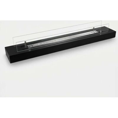 DIVINA FIRE Camino A Bioetanolo Da Appoggio 120 Cm 3 Kw Nero Da Interno Esterno DIVINA FIRE Camino A Bioetanolo Da Appoggio 120 Cm 3 Kw Nero Da Interno Esterno