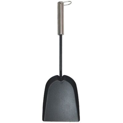 ADURO Pala Per Ceneri Per Stufa A Legna, Acciaio Verniciato Nero, Manico In Acciaio Inox ADURO Pala Per Ceneri Per Stufa A Legna, Acciaio Verniciato Nero, Manico In Acciaio Inox