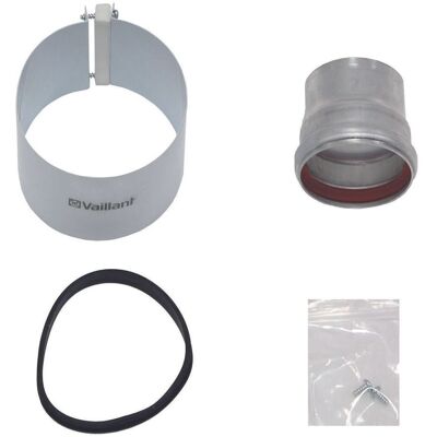 Vaillant 303844 - Giunto in alluminio DN60/100 a DN63/96 - Componente di collegamento Vaillant 303844 - Giunto in alluminio DN60/100 a DN63/96 - Componente di collegamento