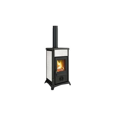 LA NORDICA Stufa Legna 7 Kw Gemma 16 Cer Bianco V6 LA NORDICA Stufa Legna 7 Kw Gemma 16 Cer Bianco V6