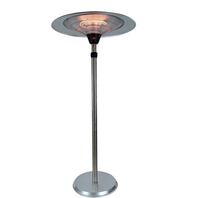 GIORDANOSHOP Stufa Elettrica Fungo Riscaldante Infrarossi Saturno Esterno-interno Regolabile Argento GIORDANOSHOP Stufa Elettrica Fungo Riscaldante Infrarossi Saturno Esterno-interno Regolabile Argento