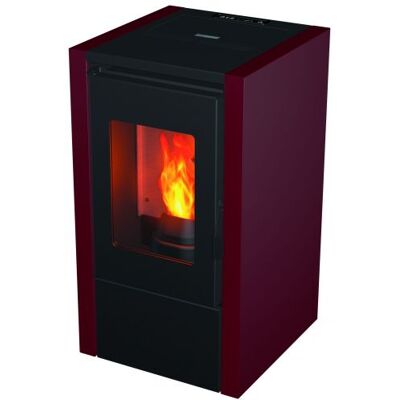 MARCA Stufa A Pellet Little 6 - Kw 6,2 Col. Bordeaux - 1 Pezzo MARCA Stufa A Pellet Little 6 - Kw 6,2 Col. Bordeaux - 1 Pezzo
