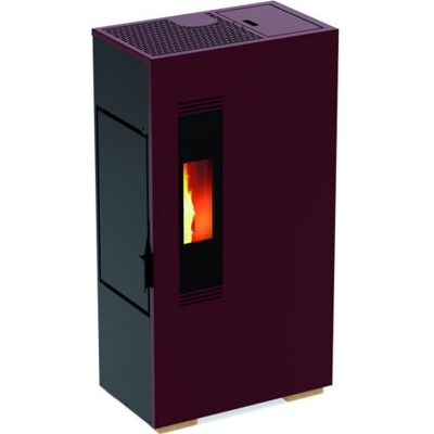 MARCA Stufa A Pellet Mini 5 Slim- Kw 4,9 Col. Bordeaux MARCA Stufa A Pellet Mini 5 Slim- Kw 4,9 Col. Bordeaux