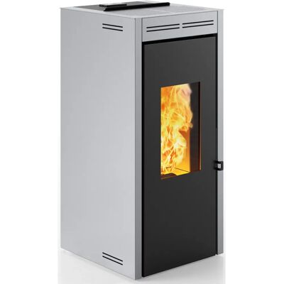 Invicta Termostufa A Pellet Ermetica "teramo Plus" Grigio 15,9 Kw Invicta Termostufa A Pellet Ermetica "teramo Plus" Grigio 15,9 Kw