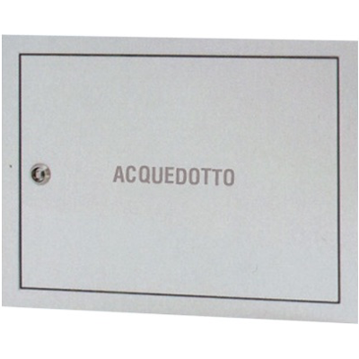BRIXO Sportello per Contatore Acqua - Lamiera Zincata, Con Chiave, 40x50 cm BRIXO Sportello per Contatore Acqua - Lamiera Zincata, Con Chiave, 40x50 cm