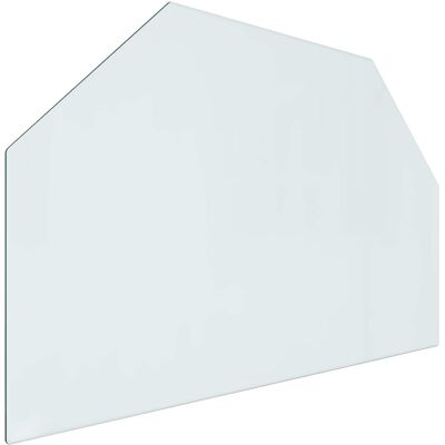 VIDAXL Piastra In Vetro Per Camino Trasparente 80 X 50 Cm Vetro VIDAXL Piastra In Vetro Per Camino Trasparente 80 X 50 Cm Vetro