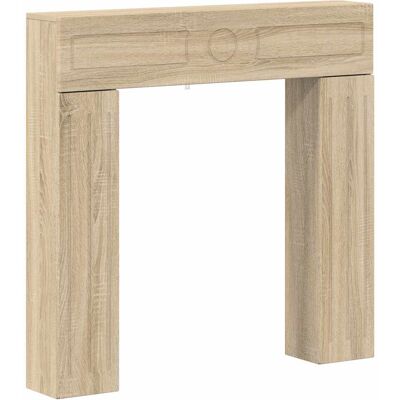 VIDAXL Cornice Per Camino Rovere Sonoma 102 X 18 X 100,5 Cm VIDAXL Cornice Per Camino Rovere Sonoma 102 X 18 X 100,5 Cm