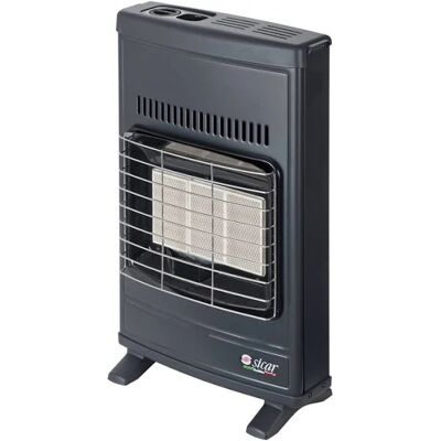 SICAR Stufa Infrarossi A Gas Metano 4200w Grigia - Misure Cm.42,5x15x64h. Peso Kg.6,5 - Eco40 SICAR Stufa Infrarossi A Gas Metano 4200w Grigia - Misure Cm.42,5x15x64h. Peso Kg.6,5 - Eco40