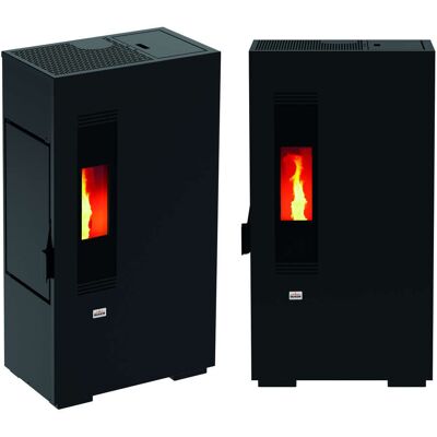 Made in Italy Stufe Pellet Queen Slim 5 Nera Made in Italy Stufe Pellet Queen Slim 5 Nera