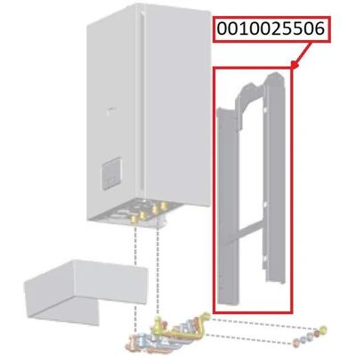 SAUNIER DUVAL Kit Distanziatore 70mm Per Themaclassic Bas-nox SAUNIER DUVAL Kit Distanziatore 70mm Per Themaclassic Bas-nox