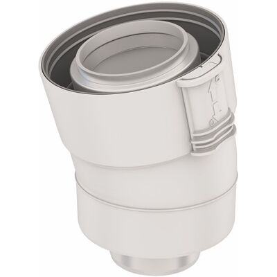 UBBINK Coude Concentrique Coude Concentrique 60/100 15° - UBBINK Coude Concentrique Coude Concentrique 60/100 15° -