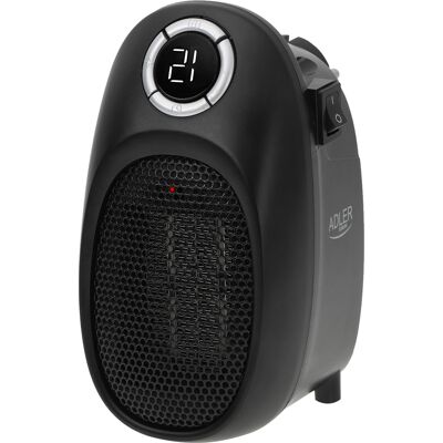 Adler Termoventilatore Ceramico Ad-7726 1500w Portatile Display Led Timer 12h Silenzioso Adler Termoventilatore Ceramico Ad-7726 1500w Portatile Display Led Timer 12h Silenzioso