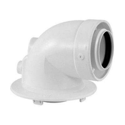 Baxi Curva Coassiale 90° Per Condensazione 60/100 - Baxi Curva Coassiale 90° Per Condensazione 60/100 -