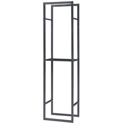 HELLOSHOP26 Portalegna Da Interno 170 X 45 X 30 Cm Nero 030010493 HELLOSHOP26 Portalegna Da Interno 170 X 45 X 30 Cm Nero 030010493