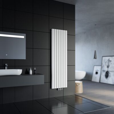 SONNI - Radiatore A Pannello Verticale Radiatore A Pannello Bianco Doppio 1800x539mm Radiatore Riscaldante Con Rubinetto Multiblocco Cromato Blocco Radiatore Termostatico SONNI - Radiatore A Pannello Verticale Radiatore A Pannello Bianco Doppio 1800x539mm Radiatore Riscaldante Con Rubinetto Multiblocco Cromato Blocco Radiatore Termostatico