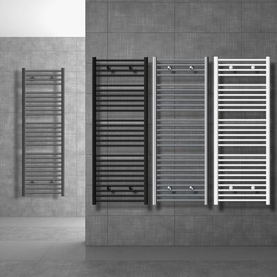 ECD GERMANY Radiatore Scaldasalviette Termoarredo Da Bagno Moderno In Acciaio Bianco - 750 X 1500 Mm - Bianco - Dritto Con Attacco Laterale - Scaldasalviette Asciugamani 750x1500 Mm Non Elettrico - ECD GERMANY Radiatore Scaldasalviette Termoarredo Da Bagno Moderno In Acciaio Bianco - 750 X 1500 Mm - Bianco - Dritto Con Attacco Laterale - Scaldasalviette Asciugamani 750x1500 Mm Non Elettrico -