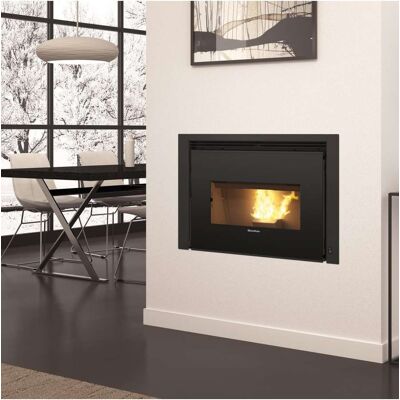 Inserto a pellet ExtraFlame P85 - 12kW, 344m3, Nero Inserto a pellet ExtraFlame P85 - 12kW, 344m3, Nero