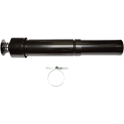 BRÖTJE Kit Base Kas 110/160 Nero Passaggio Tetto Concentrico Verticale, 654845 BRÖTJE Kit Base Kas 110/160 Nero Passaggio Tetto Concentrico Verticale, 654845