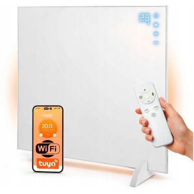 OEM Riscaldatore A Infrarossi Ir 360w Wifi Con Telecomando, Pannello Touch E Piedini Super Eco OEM Riscaldatore A Infrarossi Ir 360w Wifi Con Telecomando, Pannello Touch E Piedini Super Eco