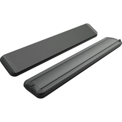 MOEL - Stufa Elettrica Ad Infrarossi 110x20,1x5,8 Cm Da Soffitto 1500w In Alluminio Hot-top Nera MOEL - Stufa Elettrica Ad Infrarossi 110x20,1x5,8 Cm Da Soffitto 1500w In Alluminio Hot-top Nera