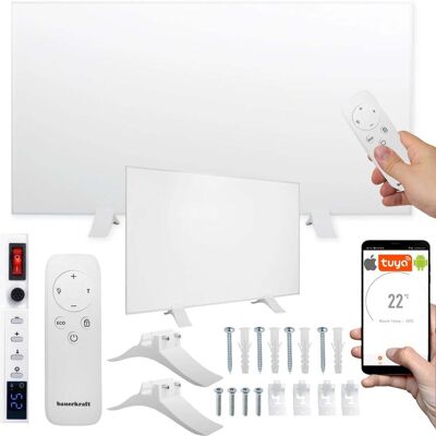 NORTHIX Pannello Riscaldante A Infrarossi 600w, 60x100 Cm, Controllo Wifi NORTHIX Pannello Riscaldante A Infrarossi 600w, 60x100 Cm, Controllo Wifi