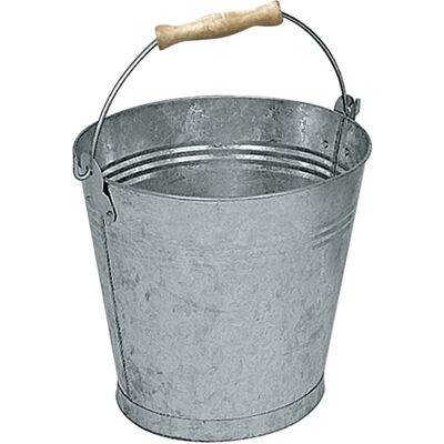 CAPALDO - Secchio Zincato Da 10 Lt Diametro Cm 20 X H 29 Cm Per Cenere Viva Per Camino Stufe Caminetto CAPALDO - Secchio Zincato Da 10 Lt Diametro Cm 20 X H 29 Cm Per Cenere Viva Per Camino Stufe Caminetto