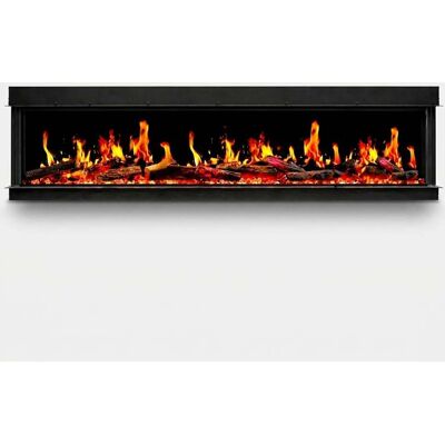 DIVINA FIRE Camino Elettrico Da Incasso A Parete Lcd Led Filadelfia130 DIVINA FIRE Camino Elettrico Da Incasso A Parete Lcd Led Filadelfia130