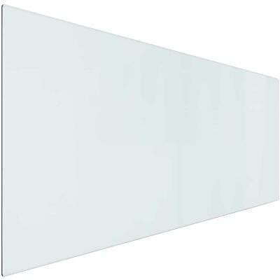 VIDAXL Piastra In Vetro Per Camino Trasparente 120 X 50 Cm Vetro VIDAXL Piastra In Vetro Per Camino Trasparente 120 X 50 Cm Vetro